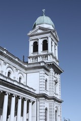 Fototapeta na wymiar Christchurch, New Zealand. Retro filtered colors tone.