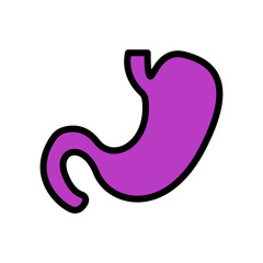 Gastric icon vector in simple design template