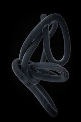 Verknoteter Waschmaschinenschlauch