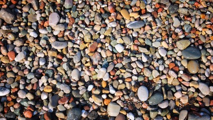 Shingle background in Cyprus