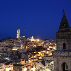 Fototapeta na wymiar Matera Sassi. UNESCO World Heritage Site in Italy.