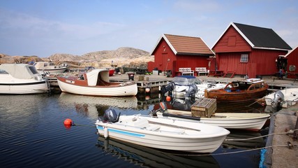 Fototapeta na wymiar Norway fishing town