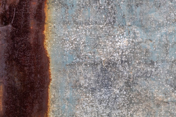 Old Weathered Grayish Corrugated Metal Texture