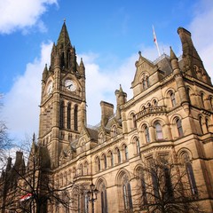 Fototapeta na wymiar Manchester, UK - The City Hall