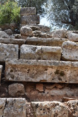 the ruins of the ancient theater