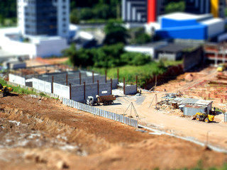 Tilt shift - Construction site