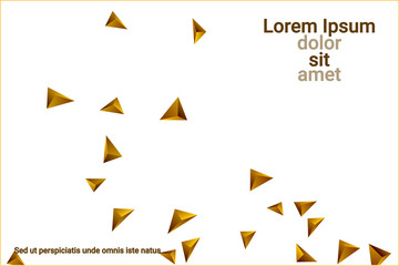 
Triangular background.