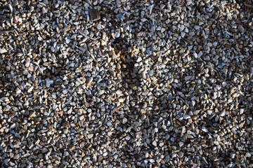 pebbles texture or background for use as a beach or garden path