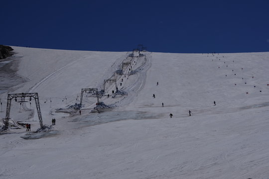 Folgefonna Glacier Ski Resort In Norway