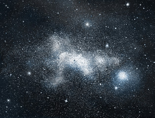 Obraz na płótnie Canvas Night sky with stars as background