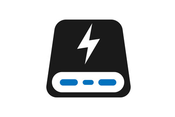 Power bank icon vector illustration