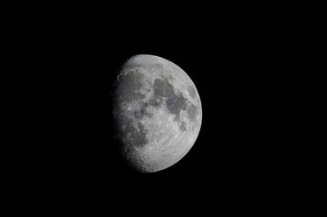 View of the moon in Valle del Elqui, Chile