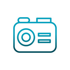 photo camera device technology communications gradient line