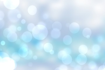 Fototapeta premium Abstract blurred vivid spring summer light delicate pastel pink blue bokeh background texture with bright soft color circles and bokeh lights. Card concept. Beautiful backdrop illustration.