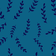 Leaves seamless repeating pattern for wrapping paper,wallpaper,fabrics,textile,home decor.