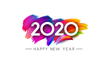 Happy new year, 2020 illustration. Peace, health, prosperity, new life, money. The year of the rat.