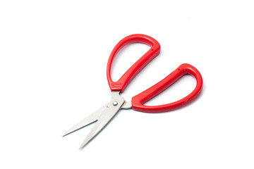 scissors on a white background