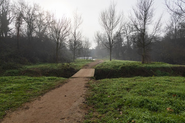 Winter landscapes in the Osona region
