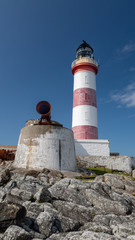 Fototapeta na wymiar Eilean Glas Lighthouse, scalpy, outer hebrides.