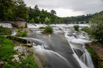 Obraz premium Rhine Falls waterfall Neuhausen switzerland