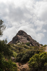 Bee Rock in Los Angeles a popular hiking destination