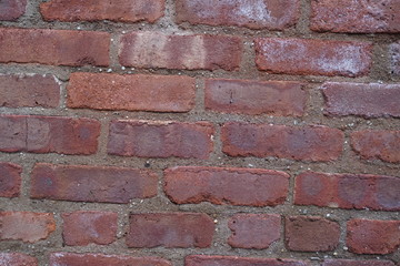red brick wall