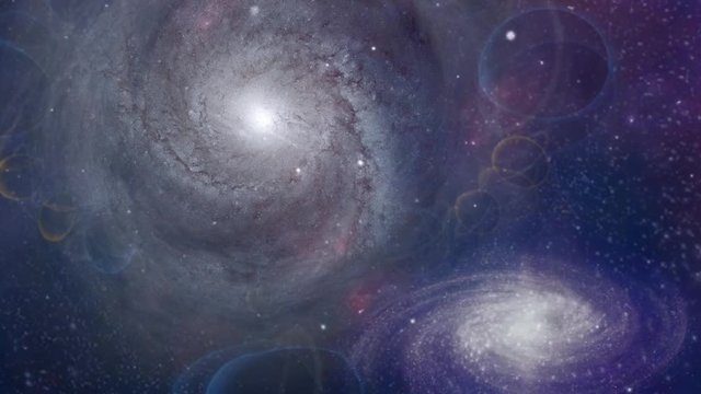 Deep space scene. Super nova