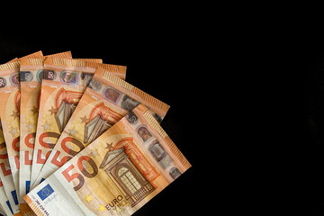 Stock photo of a lot of bills