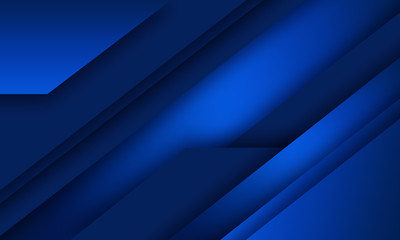 Obraz premium Abstract blue diagonal overlap background 