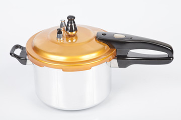 Closed pressure cooker; lid with safety valves