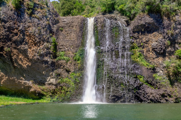 Fototapeta na wymiar Hunua Falls on Wairoa River, Auckland Region, New Zealand