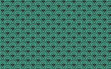 3d geometric emroidery pattern