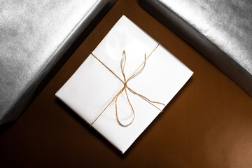 Gift Boxes on Gold