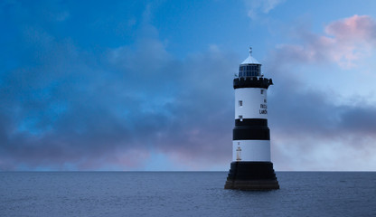 lighthouse on anglesey island north walker uk 