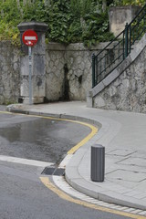 Stairs in an urban environment
