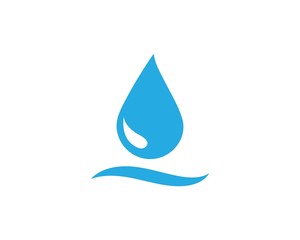 water drop Logo Template vector illustration