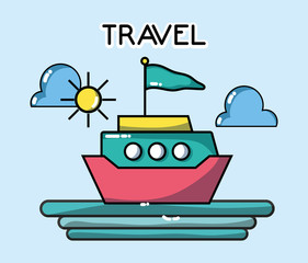 cruise maritime tourist vacation travel