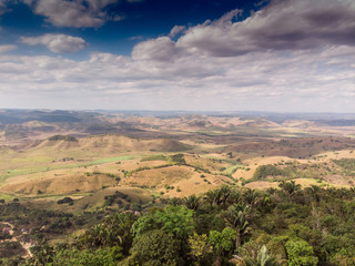 Aerial image of high mountain located in Belly Mountain