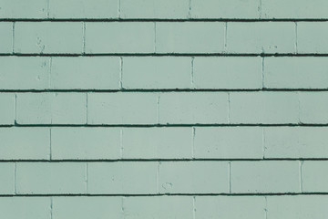 Green brick wall background texture