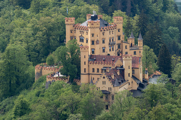 Obraz premium hohenschwangau castle in bavaria 