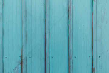 Retro blue metal siding wall background texture