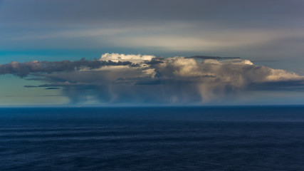 peculiar cloud near Nordkapp, Norway