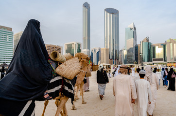 Arabic culture display - traditional cloth - Middle Eastern Culture - Emirati Men - tourist...