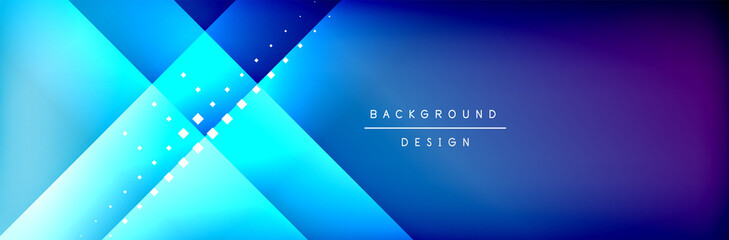 Obraz premium Abstract background - squares and lines composition created with lights and shadows. Technology or business digital template