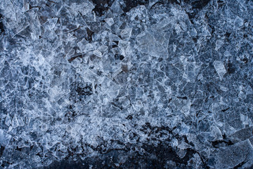 Broken ice texture