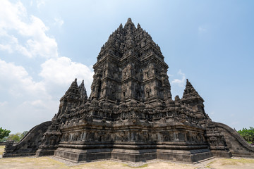 プランバナン寺院群の風景