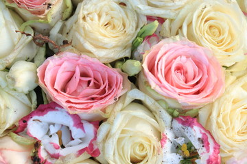 Pastel wedding flowers