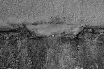 black and white closeup of grunge wall background