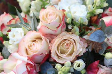 Pastel wedding flowers