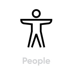 People sport activity icon